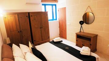 Family House, Multiple Bedrooms (Dionisia Gozitan Villa and Pool Gozo) | 4 bedrooms, bed sheets