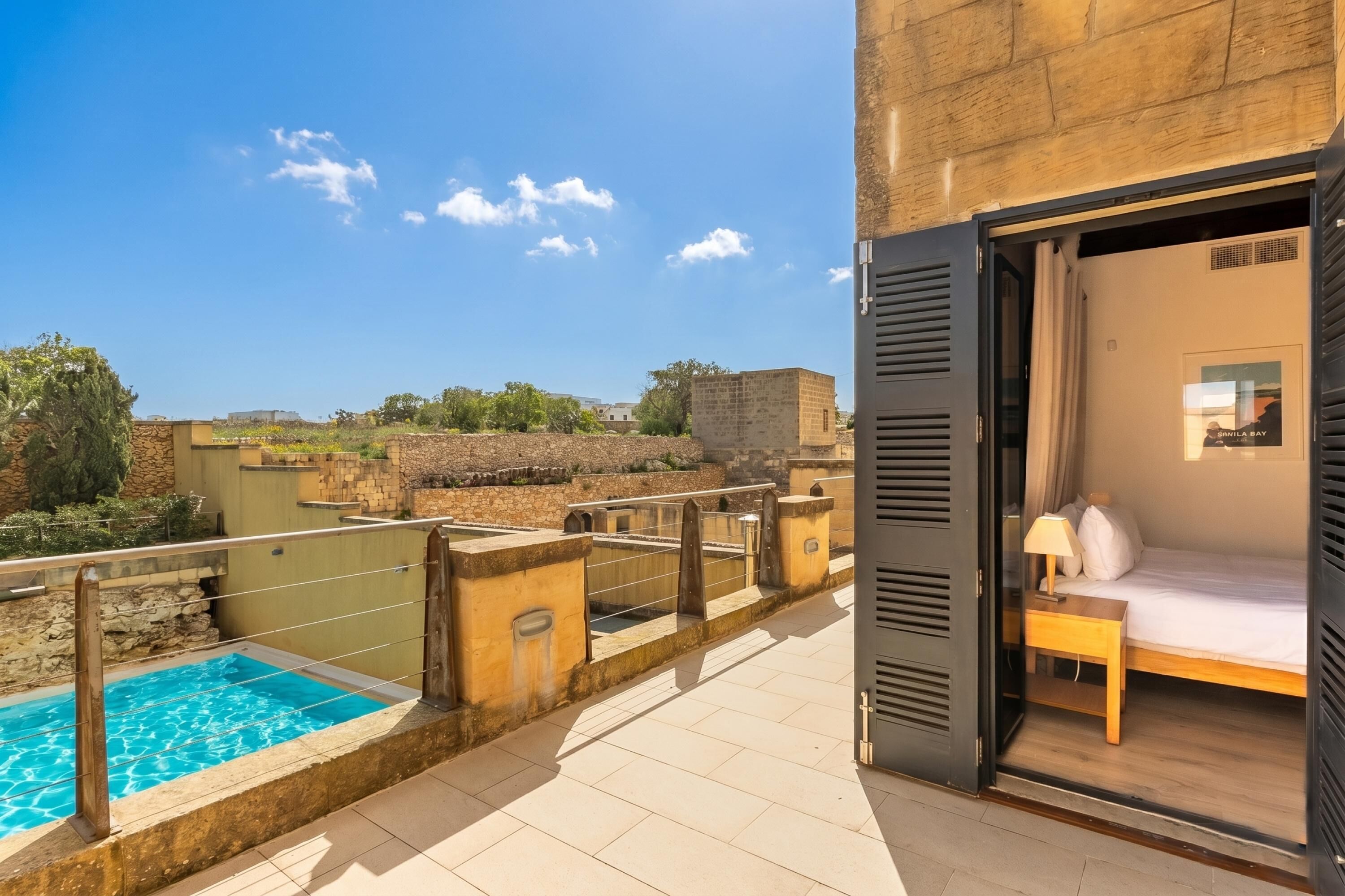 Family House, 4 Bedrooms, Balcony (OneFifty Gozitan Villa and Pool) | Balcony