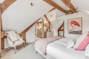 4 bedrooms, iron/ironing board, travel cot, WiFi