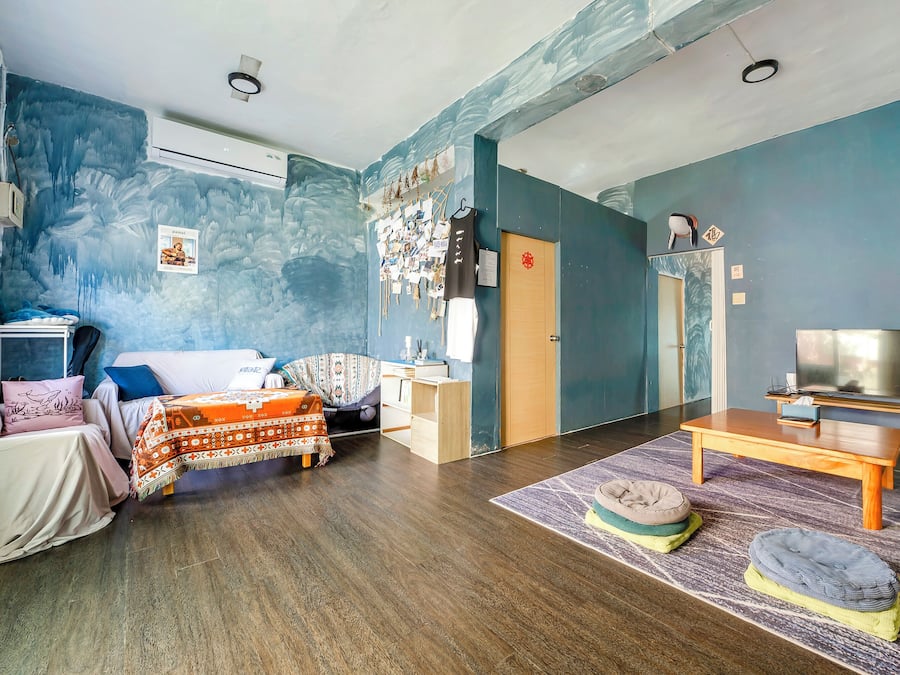 Área de estar no saguão