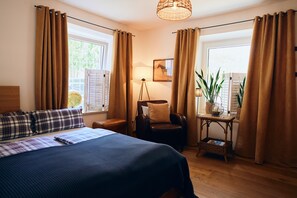 1 dormitorio, ropa de cama, accesible en silla de ruedas