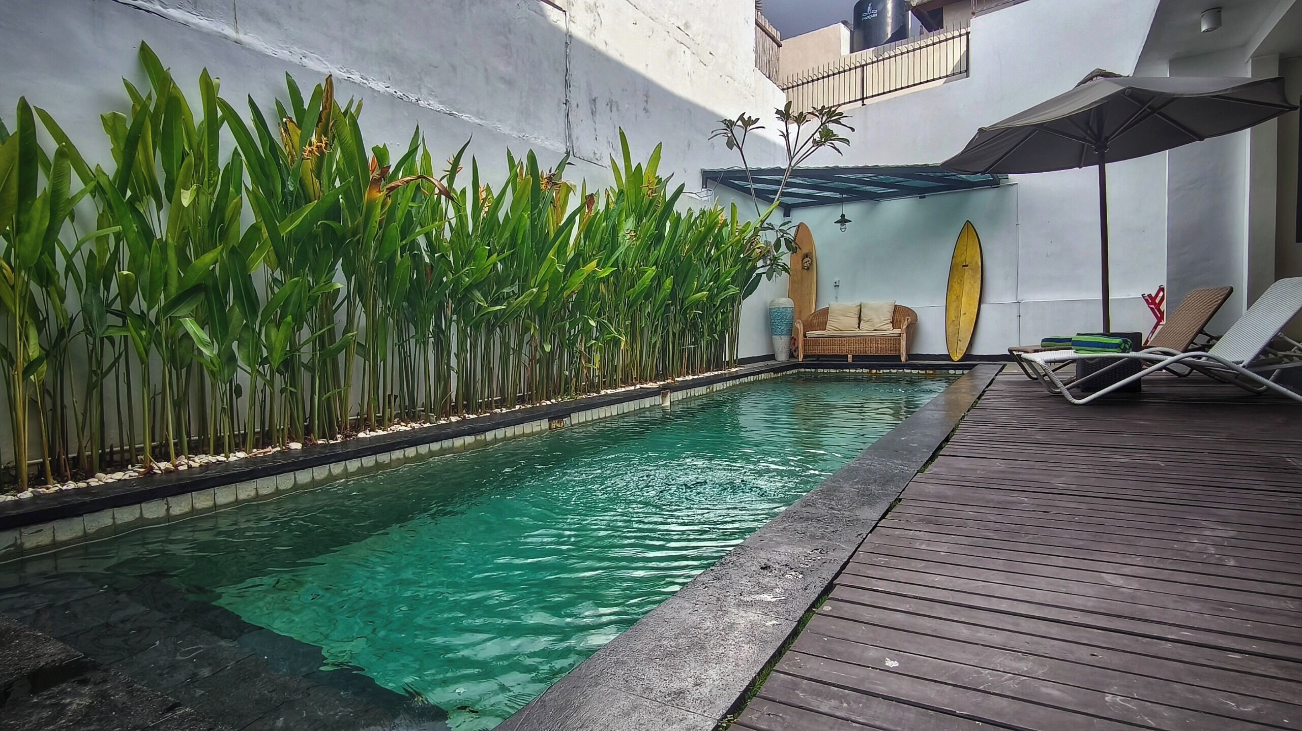 Villa Cathy | Living area | 64-inch LED TV with cable channels