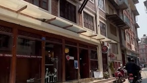 A multi-story building with a ground-floor restaurant named "Witty's Social." - Wittys hotel (Lalitpur)