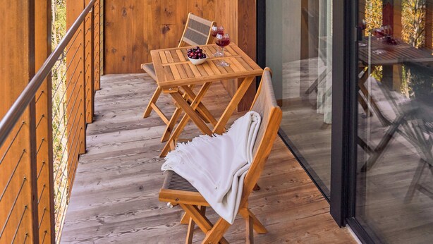 Apartment, 2 Schlafzimmer, Balkon, Gartenblick | Balkon