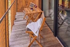 Appartement, 2 chambres, balcon, vue jardin | Balcon