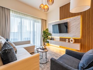 Leilighet – deluxe | Oppholdsområde