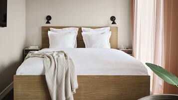 1 slaapkamer, een strijkplank/strijkijzer, reisbedje, wifi