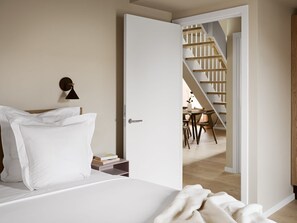 1 dormitorio, cuna de viaje, wifi y ropa de cama