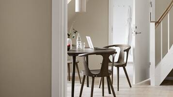 1 bedroom, iron/ironing board, travel crib, WiFi