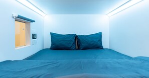 Earth Double | Skrivebord, lydisolert, wi-fi (inkludert) og sengetøy