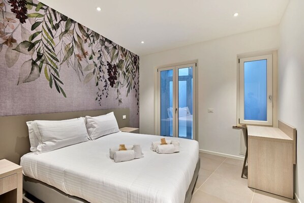 1 habitación, tabla de planchar con plancha, wifi y ropa de cama