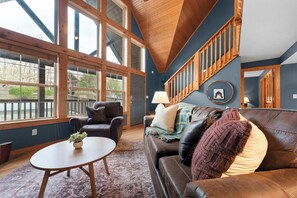 TV, fireplace, offices