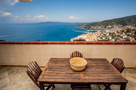 Family Apartment, Balcony, Sea View | Terrace/patio