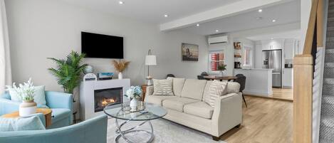 Smart-tv en een kantoor