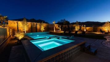 Una piscina climatizada