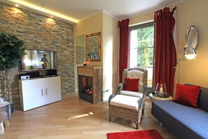 TV, books - Holiday Apartment Chalet Jägerstieg (Braunlage)