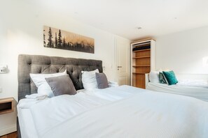 2 Schlafzimmer, Reisekinderbett, kostenloses WLAN