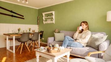 TV, books, video library