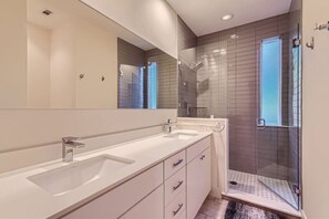 Hair dryer, towels