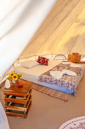 Comfort-Zelt, 1 Schlafzimmer, Meerblick, zum Garten hin