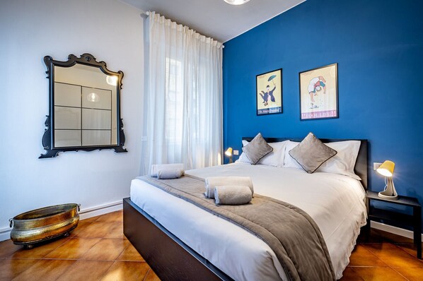 2 bedrooms, iron/ironing board, travel crib, free WiFi