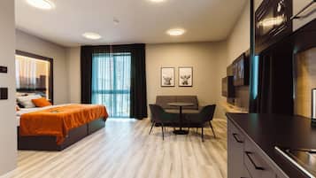 Large Studio | Kostenloses WLAN, Bettwäsche