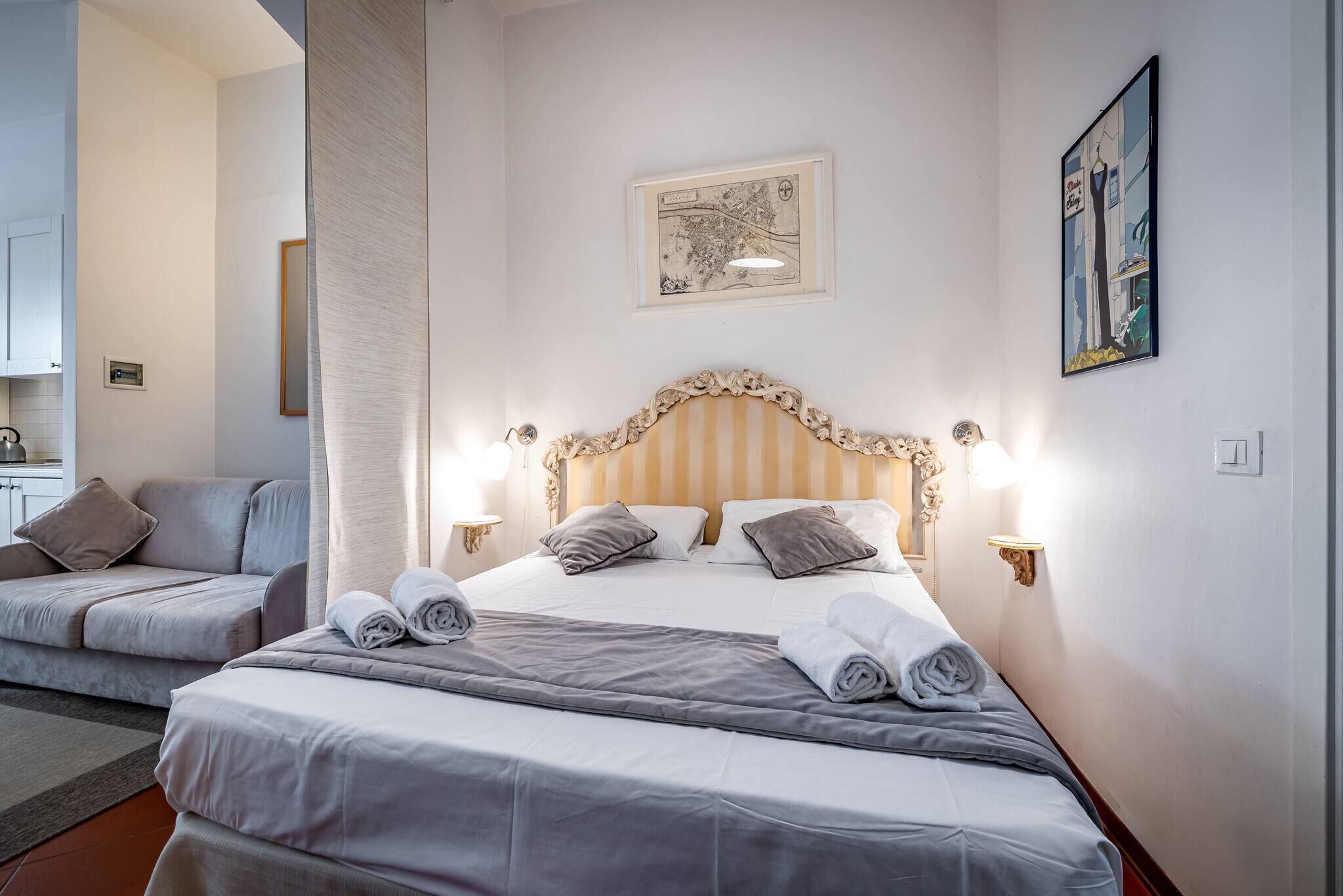 1 bedroom, iron/ironing board, travel crib, free WiFi