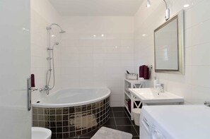 Shower, hair dryer