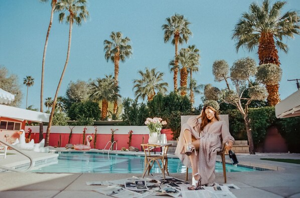 Pool - Palm Springs | Kitchenette, Pet Friendly | Pool | The Muse Hotel (Palm Springs)