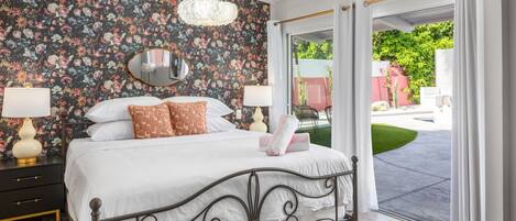 1 habitación, tabla de planchar con plancha, wifi gratis y ropa de cama