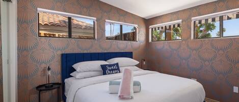 1 bedroom, in-room safe, iron/ironing board, WiFi (free)