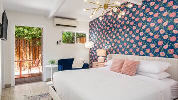 1 habitación, tabla de planchar con plancha, wifi gratis y ropa de cama