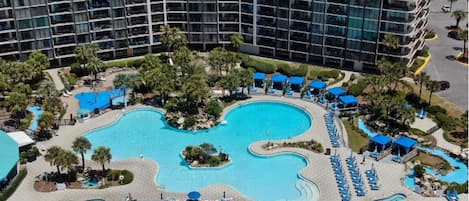 Een verwarmd zwembad