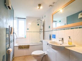 Shower, hair dryer