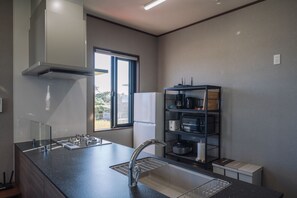 Exclusive Villa, 3 Bedrooms, Kitchen, Garden View | Private kitchen