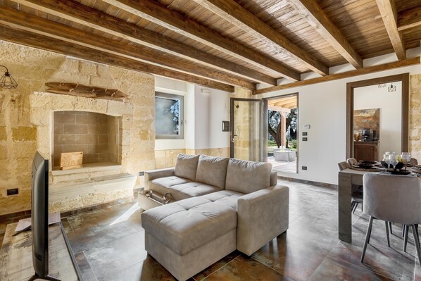 Living area - 3775 Villetta Mora by Barbarhouse (Nardò)