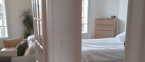 2 habitaciones, tabla de planchar con plancha y wifi gratis