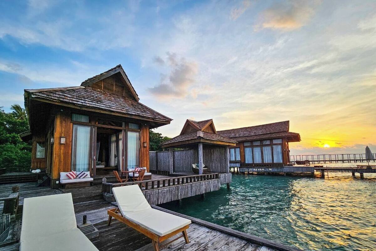 Over Water Villa One Bedroom | In-room safe, blackout drapes, soundproofing
