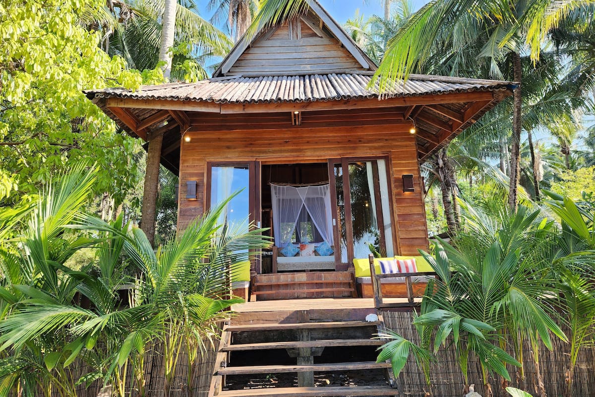 Beach Villa | 1 slaapkamer, een kluis op de kamer, verduisterende gordijnen