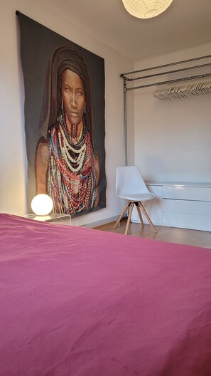 1 chambre, fer et planche à repasser, Wi-Fi gratuit, draps fournis
