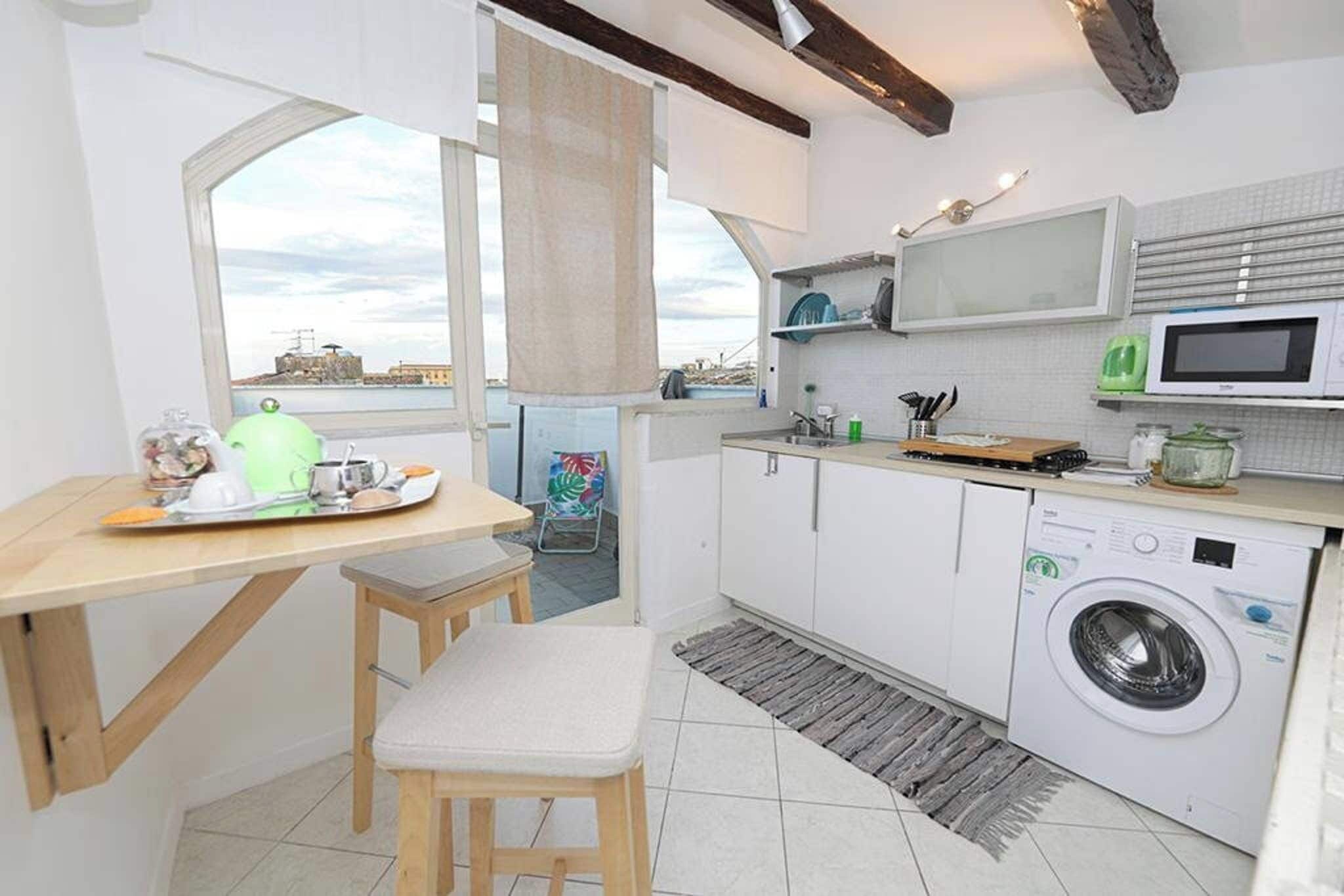 Appartamento, 1 camera da letto, patio, vista città | Cucina privata