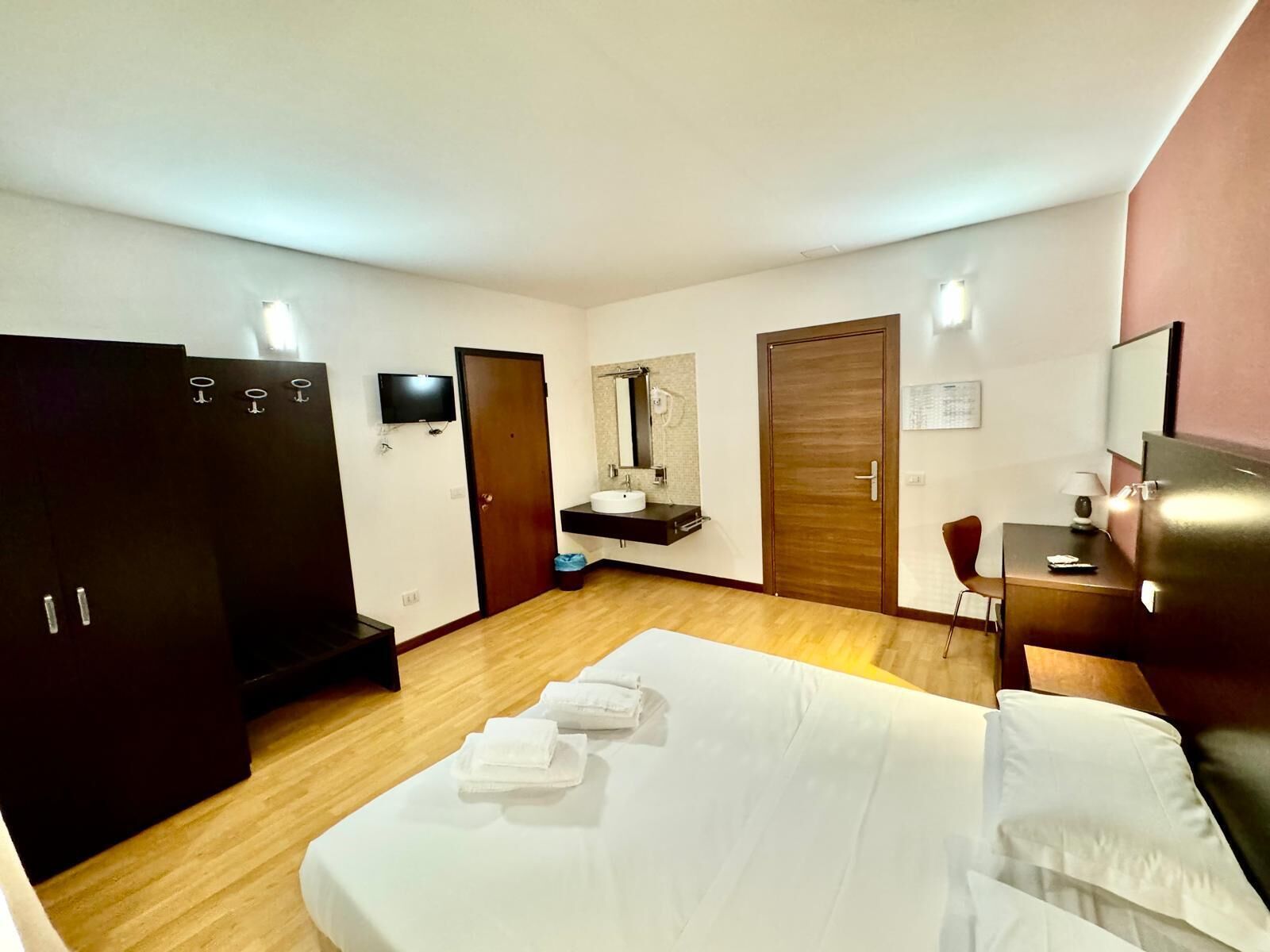 Economy Double Room (External Bathroom) | Down comforters, desk, laptop workspace, free WiFi