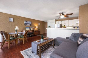 Condo, 1 Bedroom | Living area | Smart TV - Alii Villas 218 1 Bedroom Condo by RedAwning (Kailua-Kona)