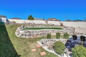 Apartment (1 Bedroom) | Interior - Home Theater & Patio: South Jordan Basement Unit (South Jordan)