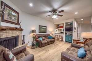 Condo, 3 Bedrooms | Living area - Cw B201 Camp Warnecke Estates B201 3 Bedroom Condo by RedAwning (New Braunfels)