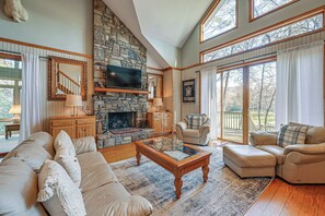 House (3 Bedrooms) | Front of property - < 1 Mi to Marina: Ford Mountain Retreat w/ Deck (Lake Toxaway)