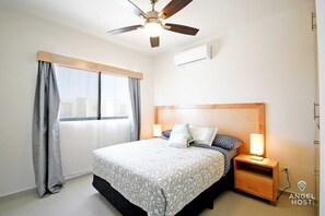 2 bedrooms, iron/ironing board, free WiFi, bed sheets