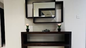 Signature Apartment | Living area | Flat-screen TV - AlRaef Luxury Apartments (Dubai)