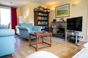 Smart TV, lareira, videogames, DVD player