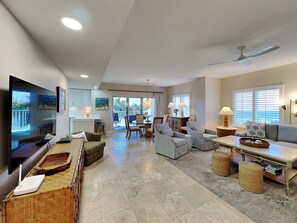 Smart TV - South Harbour #2F | Tranquil Bay Front Condo, Pool (Pensacola Beach)